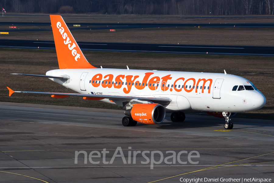 easyJet Airbus A319-111 (G-EZBE) | Photo 289832