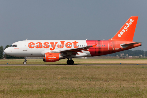 easyJet Airbus A319-111 (G-EZBF) at  Amsterdam - Schiphol, Netherlands