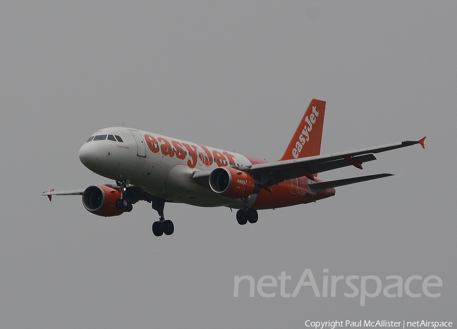 easyJet Airbus A319-111 (G-EZBF) | Photo 159161