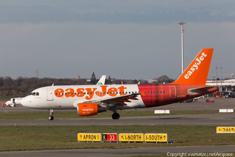 easyJet Airbus A319-111 (G-EZBF) | Photo 80086
