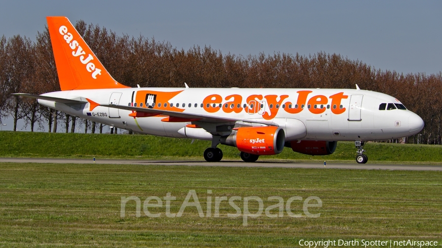 easyJet Airbus A319-111 (G-EZBG) | Photo 235432