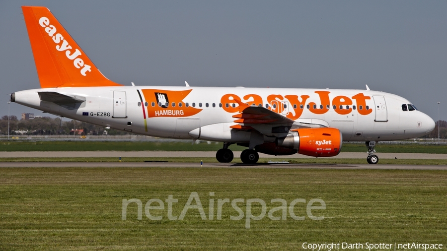 easyJet Airbus A319-111 (G-EZBG) | Photo 235434