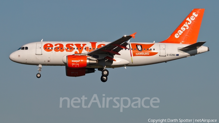 easyJet Airbus A319-111 (G-EZBG) | Photo 236409