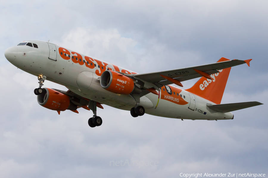 easyJet Airbus A319-111 (G-EZBG) | Photo 114694