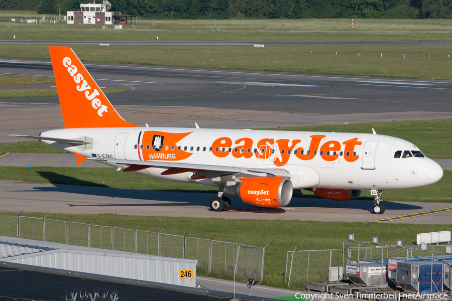 easyJet Airbus A319-111 (G-EZBG) | Photo 165125