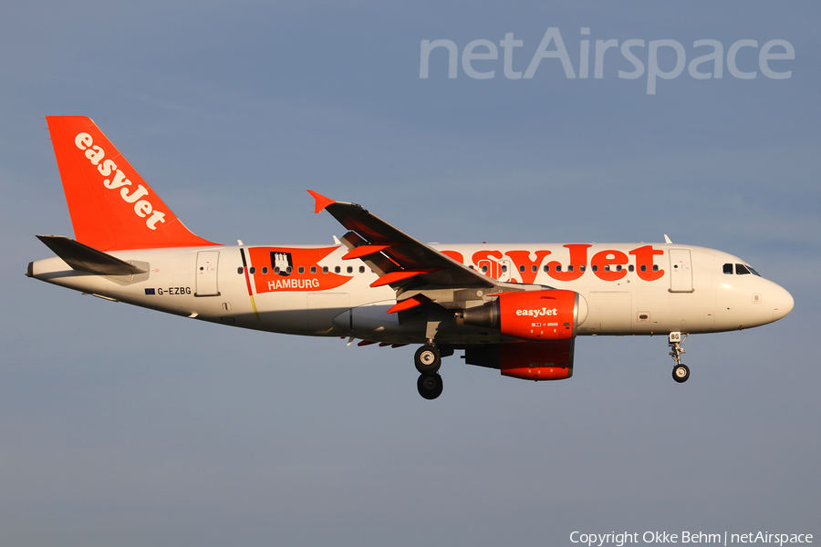 easyJet Airbus A319-111 (G-EZBG) | Photo 165898