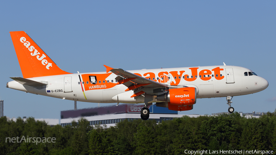 easyJet Airbus A319-111 (G-EZBG) | Photo 167040