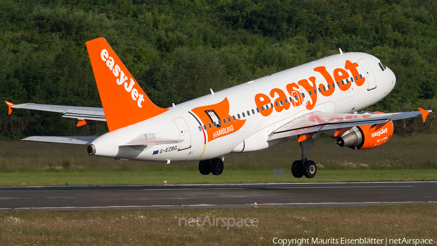 easyJet Airbus A319-111 (G-EZBG) | Photo 168318