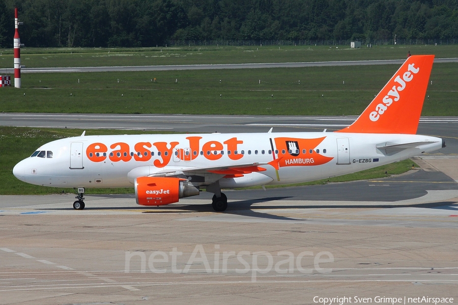 easyJet Airbus A319-111 (G-EZBG) | Photo 47807