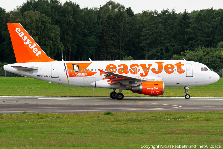 easyJet Airbus A319-111 (G-EZBG) | Photo 346844