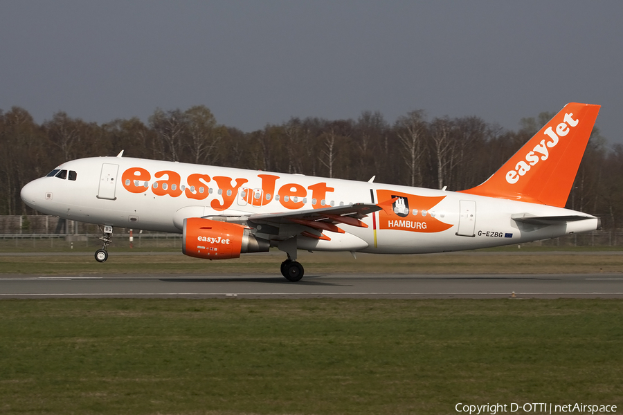 easyJet Airbus A319-111 (G-EZBG) | Photo 435393