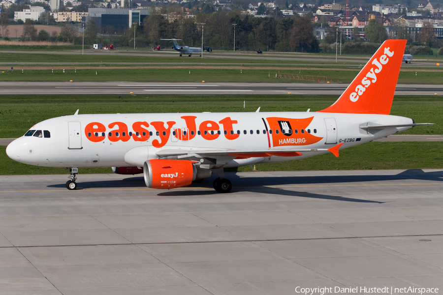 easyJet Airbus A319-111 (G-EZBG) | Photo 421029