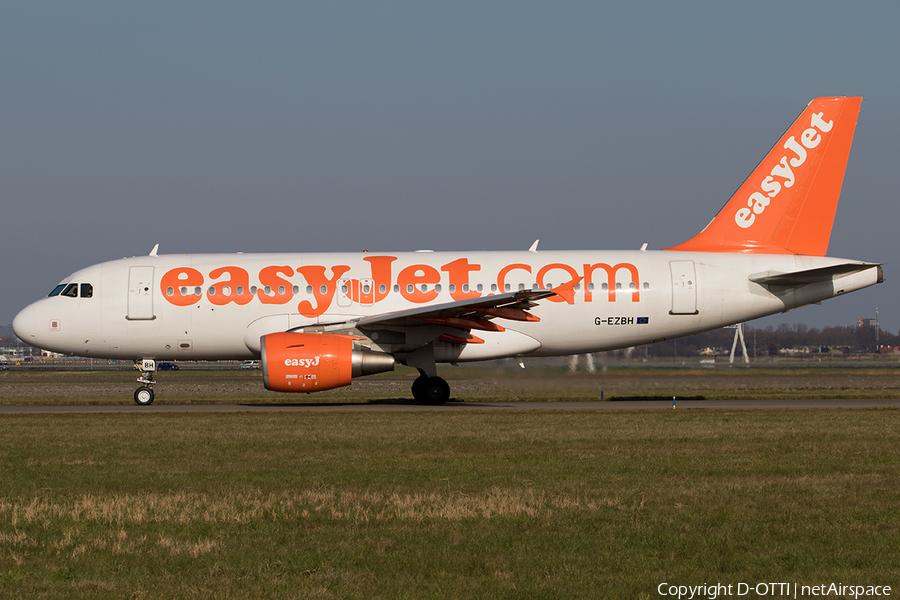 easyJet Airbus A319-111 (G-EZBH) | Photo 527593