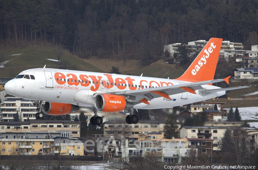 easyJet Airbus A319-111 (G-EZBH) | Photo 113738