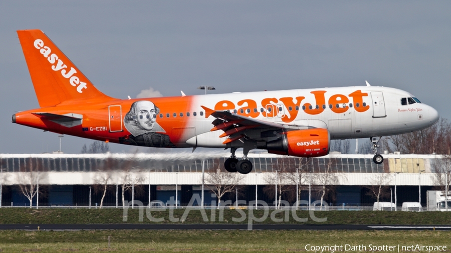 easyJet Airbus A319-111 (G-EZBI) | Photo 234278