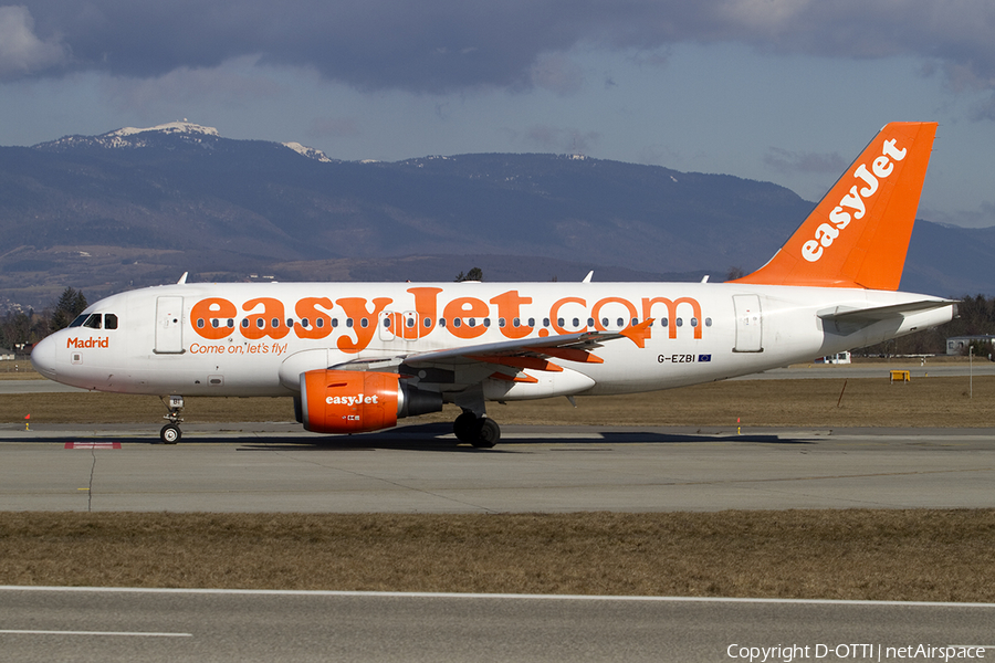 easyJet Airbus A319-111 (G-EZBI) | Photo 376777