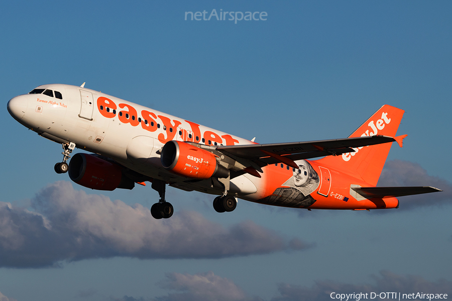 easyJet Airbus A319-111 (G-EZBI) | Photo 134313