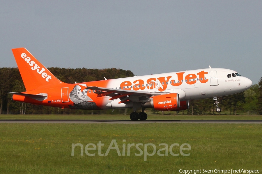 easyJet Airbus A319-111 (G-EZBI) | Photo 76170