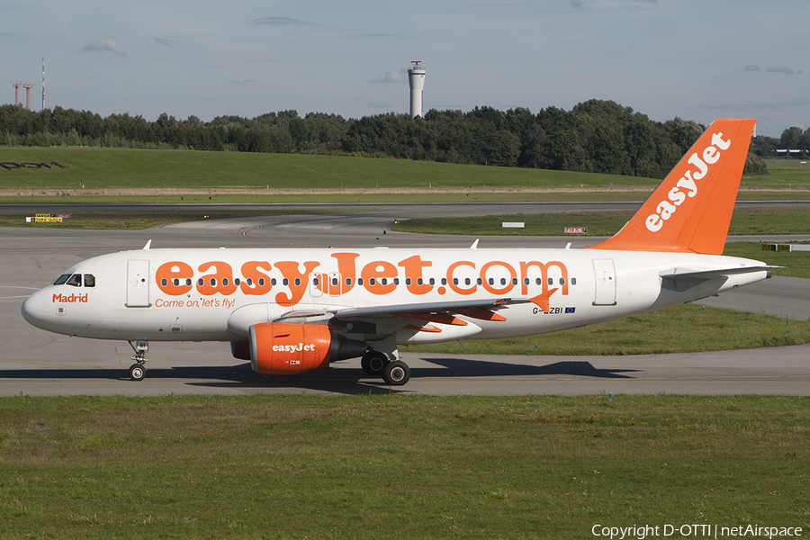 easyJet Airbus A319-111 (G-EZBI) | Photo 314556