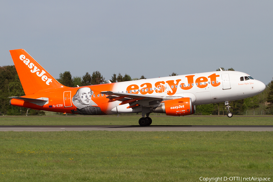 easyJet Airbus A319-111 (G-EZBI) | Photo 493838