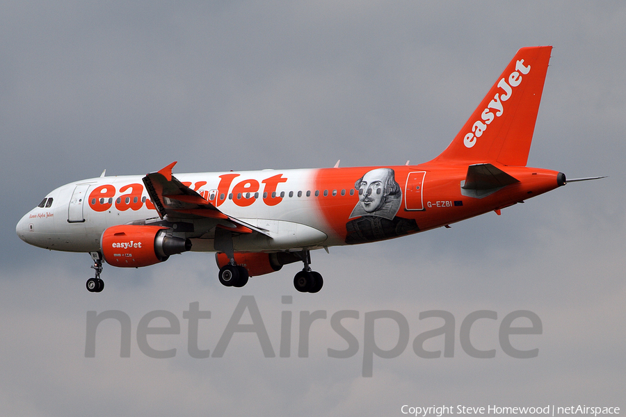 easyJet Airbus A319-111 (G-EZBI) | Photo 110059