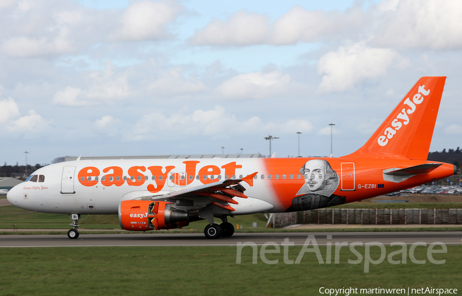 easyJet Airbus A319-111 (G-EZBI) | Photo 226897