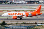 easyJet Airbus A319-111 (G-EZBI) at  Madrid - Barajas, Spain