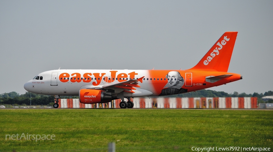 easyJet Airbus A319-111 (G-EZBI) | Photo 52689