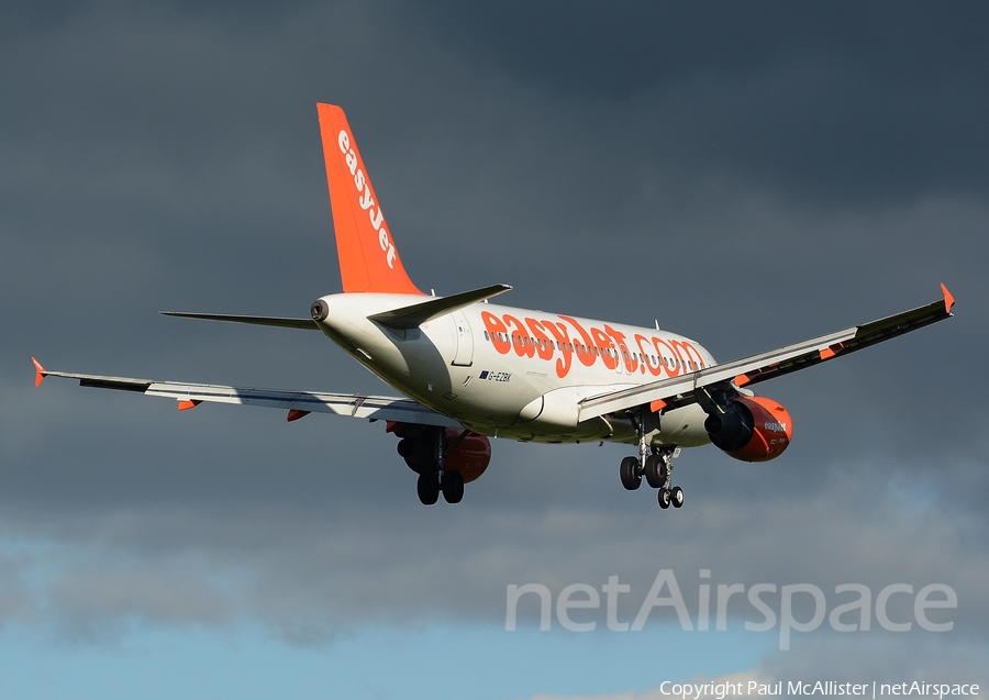 easyJet Airbus A319-111 (G-EZBK) | Photo 387158