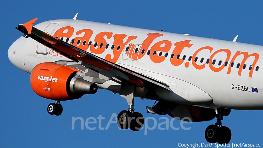 easyJet Airbus A319-111 (G-EZBL) | Photo 210782