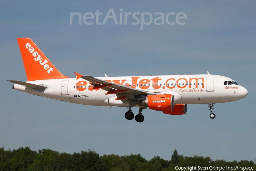 easyJet Airbus A319-111 (G-EZBM) | Photo 27230
