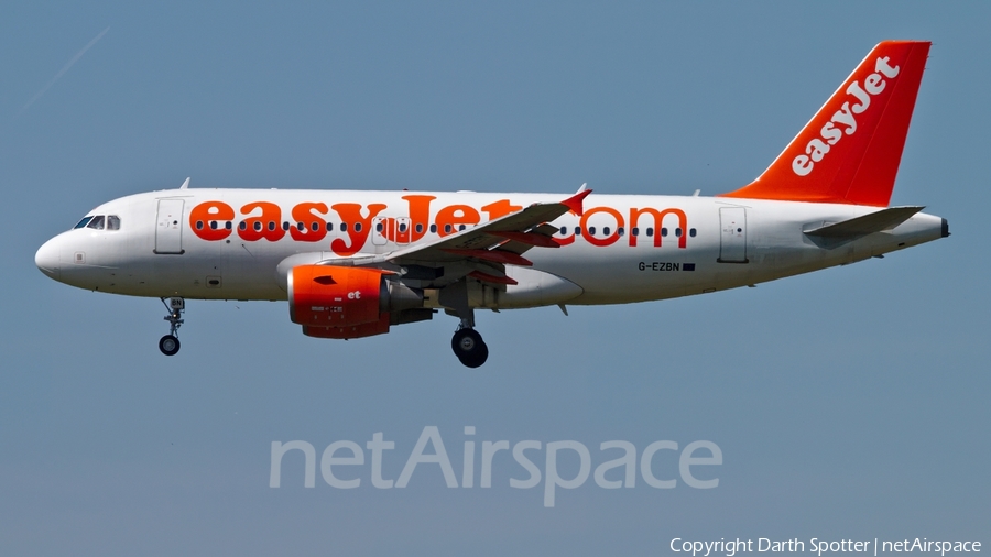 easyJet Airbus A319-111 (G-EZBN) | Photo 235435