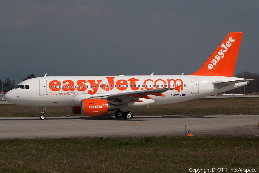 easyJet Airbus A319-111 (G-EZBN) | Photo 196215