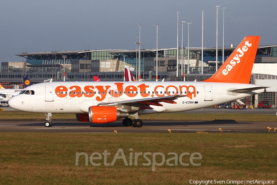 easyJet Airbus A319-111 (G-EZBN) | Photo 136978