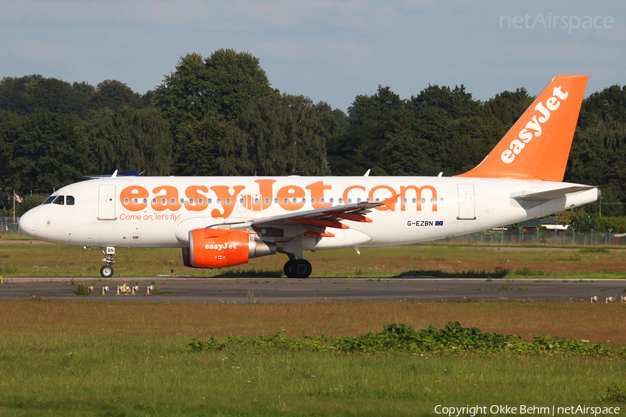 easyJet Airbus A319-111 (G-EZBN) | Photo 38768