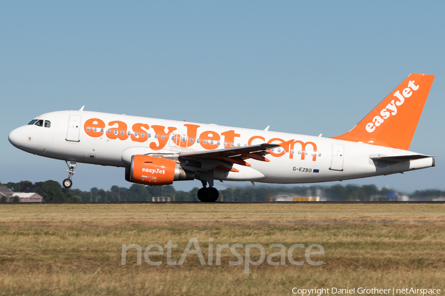 easyJet Airbus A319-111 (G-EZBO) | Photo 255906