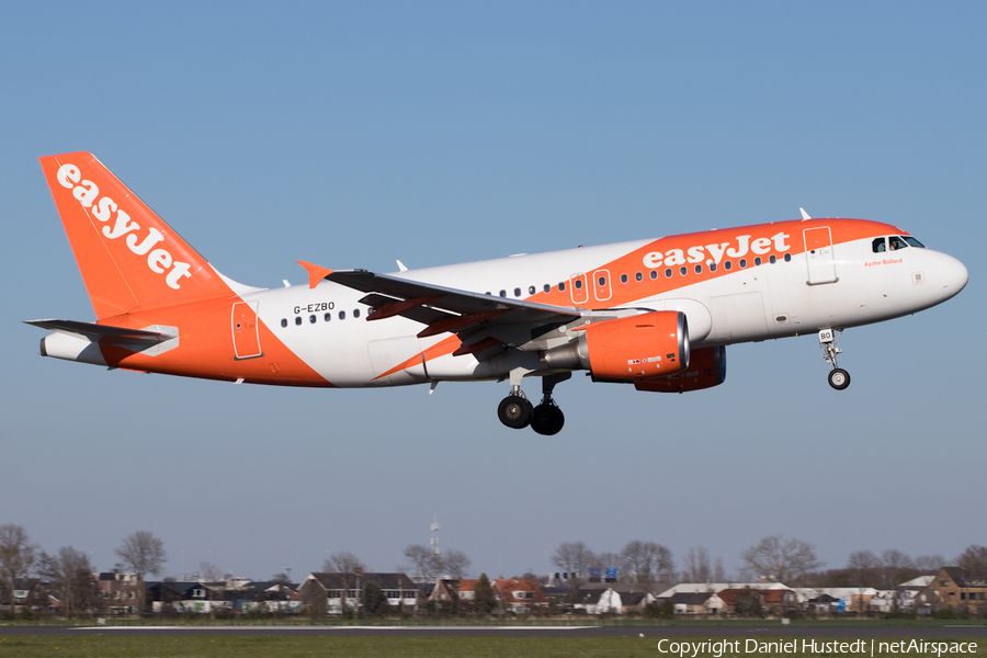 easyJet Airbus A319-111 (G-EZBO) | Photo 513370