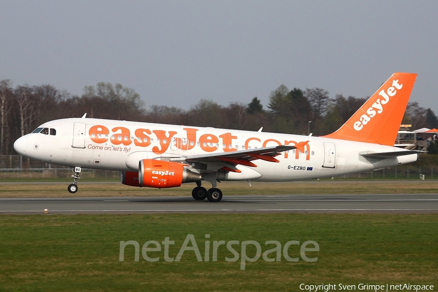 easyJet Airbus A319-111 (G-EZBO) | Photo 44254