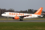 easyJet Airbus A319-111 (G-EZBO) at  Hamburg - Fuhlsbuettel (Helmut Schmidt), Germany