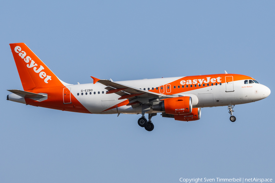 easyJet Airbus A319-111 (G-EZBO) | Photo 583290