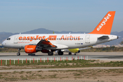 easyJet Airbus A319-111 (G-EZBR) at  Barcelona - El Prat, Spain