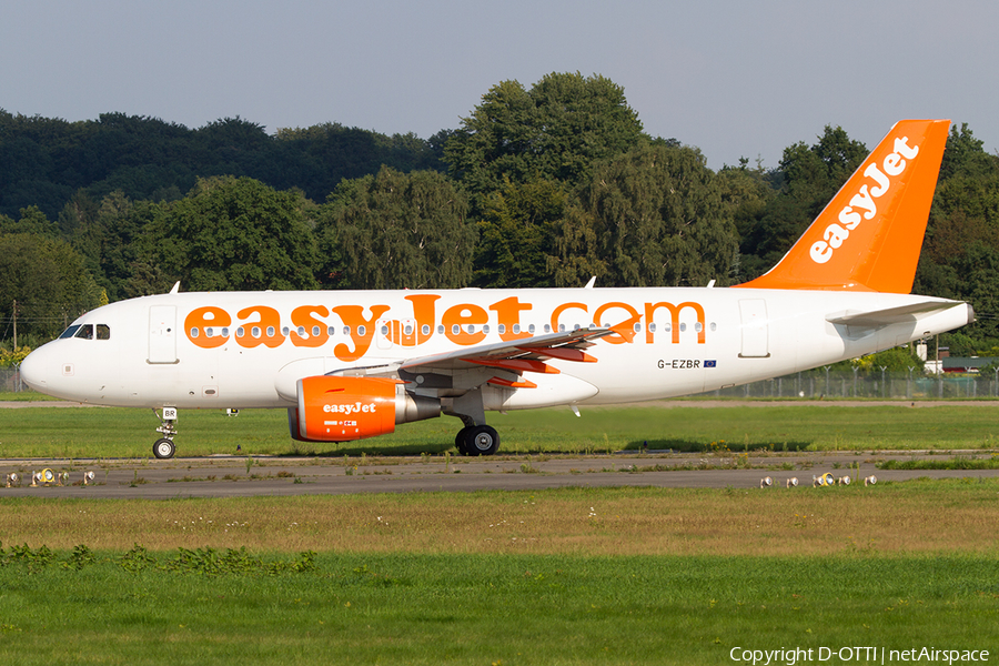 easyJet Airbus A319-111 (G-EZBR) | Photo 511220