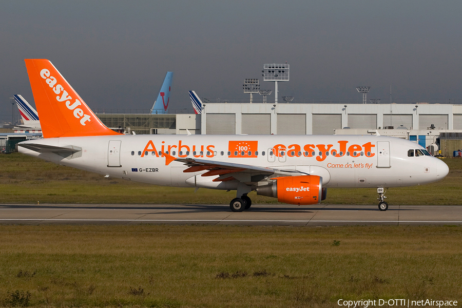 easyJet Airbus A319-111 (G-EZBR) | Photo 270828