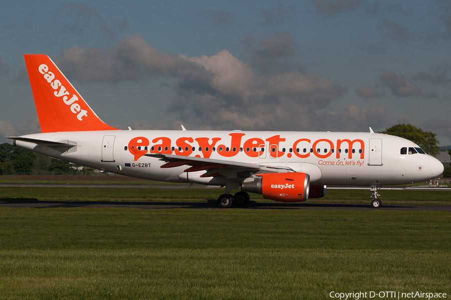 easyJet Airbus A319-111 (G-EZBT) | Photo 200843