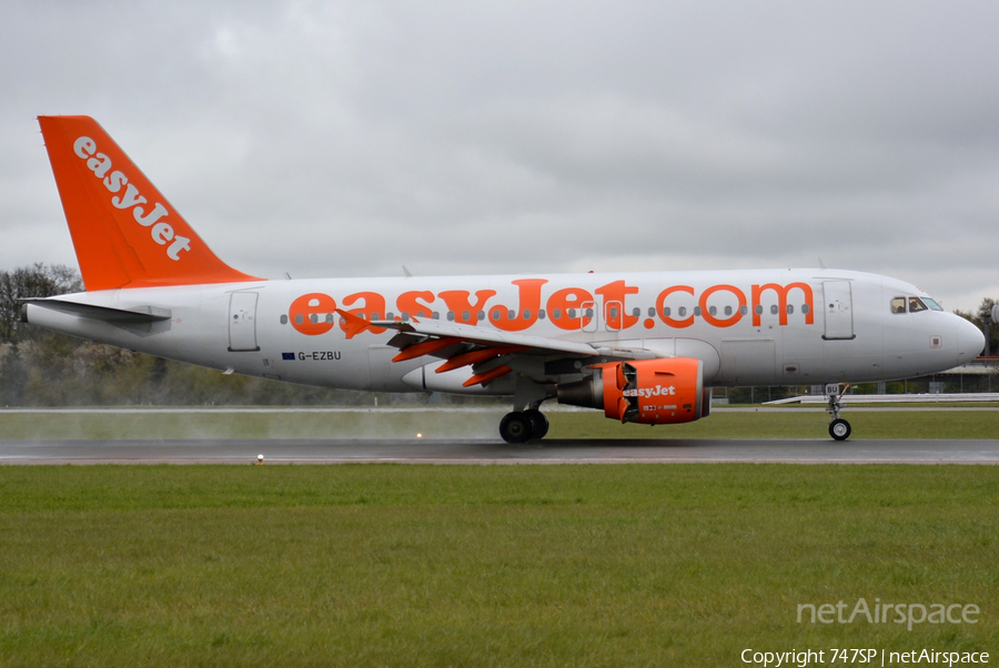 easyJet Airbus A319-111 (G-EZBU) | Photo 128703