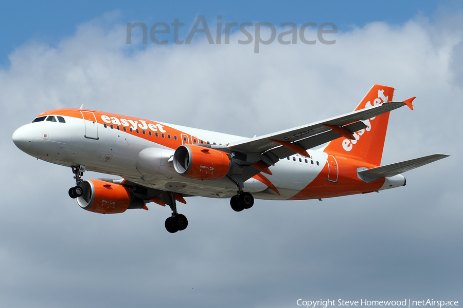 easyJet Airbus A319-111 (G-EZBU) | Photo 535315