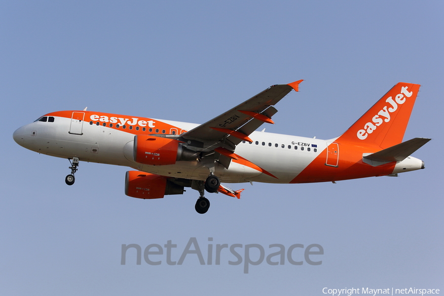 easyJet Airbus A319-111 (G-EZBV) | Photo 149946