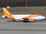 easyJet Airbus A319-111 (G-EZBV) at  Cologne/Bonn, Germany