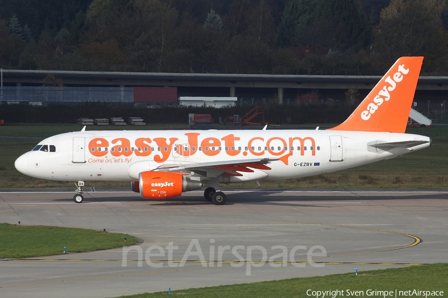 easyJet Airbus A319-111 (G-EZBV) | Photo 33673