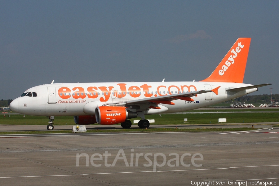 easyJet Airbus A319-111 (G-EZBV) | Photo 46262